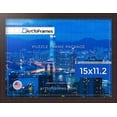 thumbnail image 3 of ArtToFrames 15x11.2 Inch - 28.5x38 CM Brown Puzzle Frame for 100 piece Puzzles.1.00 Inch Custom Wood Puzzle Frames, Verlinga Brown - Comes with Regular Glass, 3 of 6