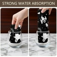 thumbnail image 4 of 2 Pcs Funny Kitchen Towels,Halloween Ghost Bat Star Pattern Microfiber Dish Towels,Kitchen Tea Towels,Kitchen Towel Set (18" X 26"), 4 of 7