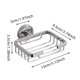 thumbnail image 3 of Organizador De Baño De Acero Inoxidable Para Ducha Y Cocina Jabonera Duradera Con Gran Capacidad De Carga Elegante, Para Un Fácil Almacenamiento Y Encimeras Limpias, 3 of 4
