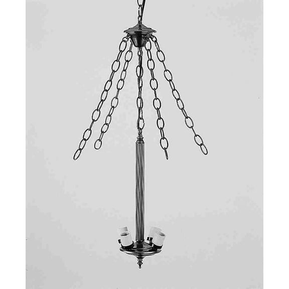Meyda Tiffany - 10382 - Four Light Inverted Pendant Hardware - Mahogany Bronze - Mahogany Bronze-60pack