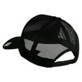 thumbnail image 3 of US Marine Corps Emblem Embroidered Solid Cotton Twill Mesh Prostyle Cap - Black OSFM, 3 of 5