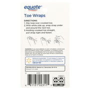 Equate Toe Wraps Beige Color, 2 Count, One Size Fits Most