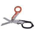 thumbnail image 1 of Foldable Shear, Latching Function Emergency Shear Portable Stainless Steel Multifunctional with  Cutter for Outdoor Survival Black Orange,Blue,Orange,Sand Color,Green,Red,Black, 1 of 8