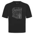 thumbnail image 2 of Men's Levelwear Black Cleveland Guardians Sunrise Luxe Signature Knit T-Shirt, 2 of 3