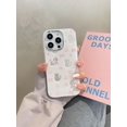 thumbnail image 4 of Étui Rigide en Silicone avec Nœud Mignon pour iPhone 11 12 13 14 15 Pro Max 15 Plus, 4 of 7