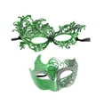 thumbnail image 3 of Abbraccia Masquerade Couple Set Cosplay Costume Accessories Halloween for Stage Performance Musical Party Night Club Dress up Green, 3 of 9