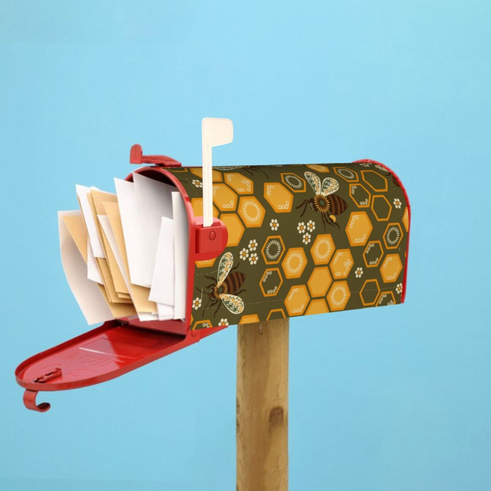Kdxio Magnetic Mailbox Cover 21x18 in Mailbox Cover Outdoor Decoration Holiday Mailbox Covers for Home Garden Yard-21x18 in