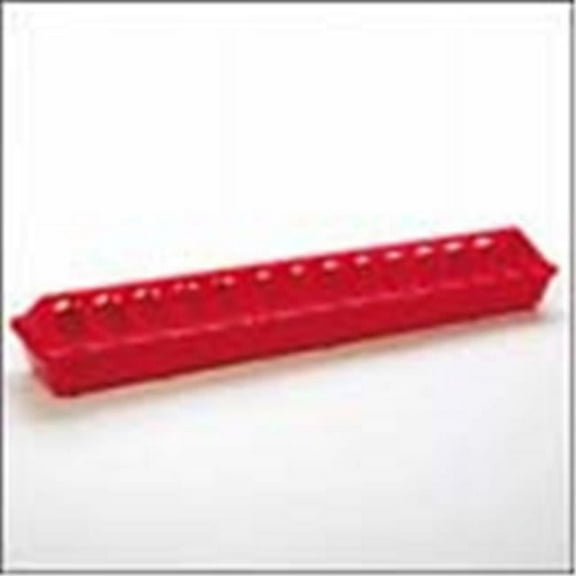 Plastic Fliptop Ground Feeder Red 20 Inch - 820