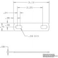 thumbnail image 2 of National Hardware N222-323 2191 U Bolt Plates in Zinc, 5/16" x 2", 2 of 5