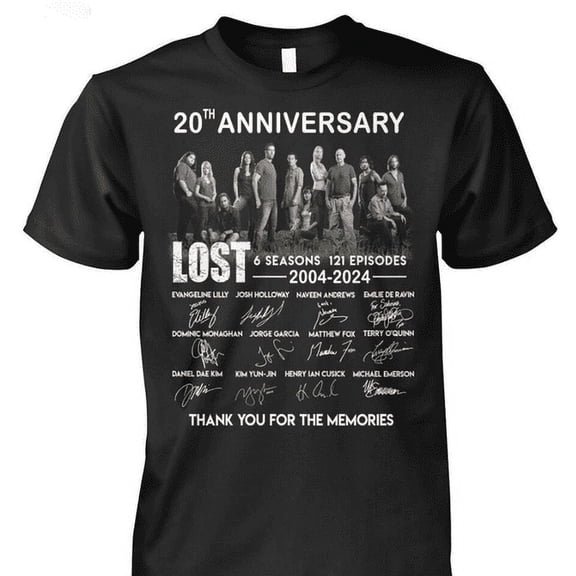 20Th Anniversary Lost T-Shirt 2004-2024 Gift For Fans Unisex S-5Xl