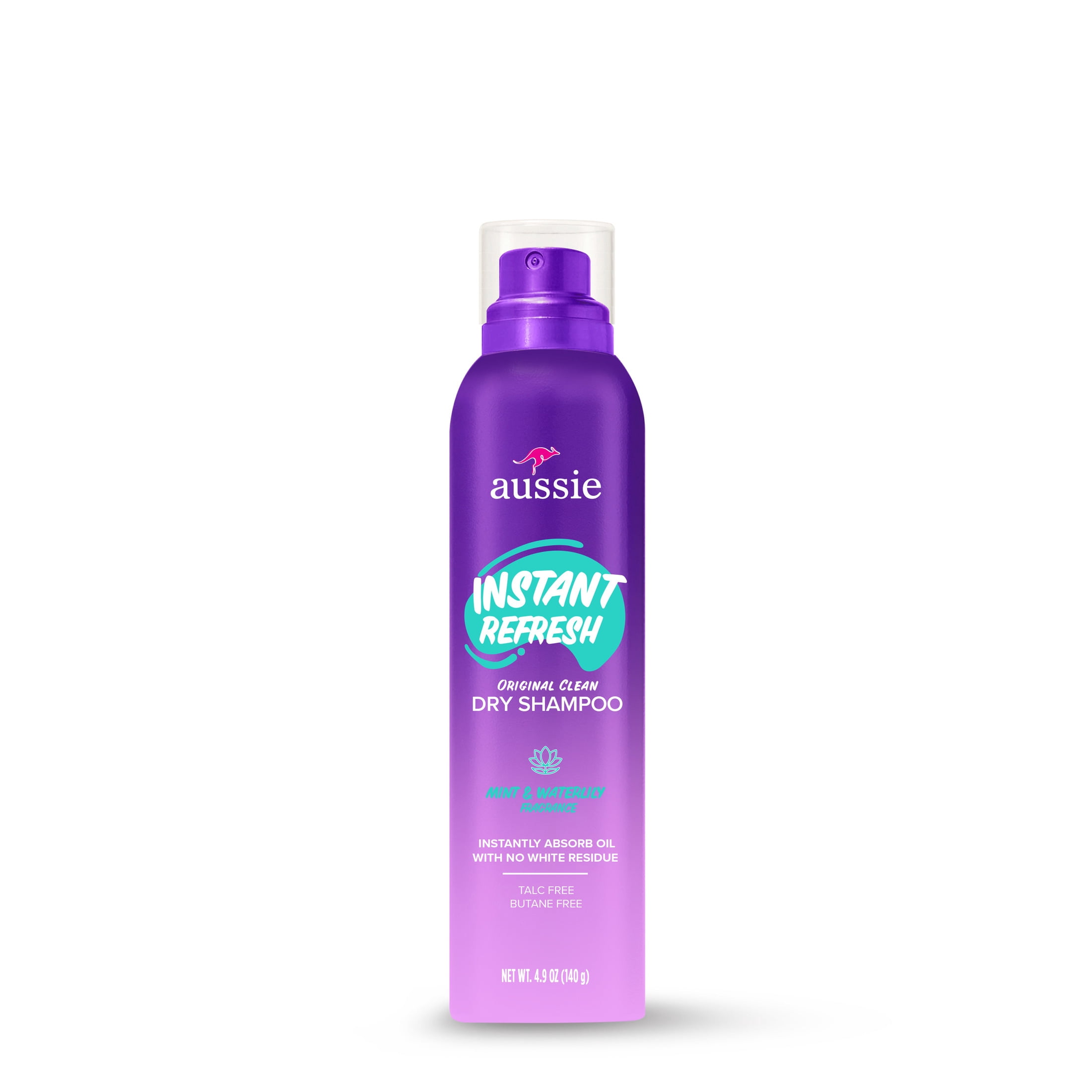 Aussie Instant Refresh Dry Shampoo for Straight, Wavy and Curly Hair, 4.9oz