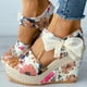 thumbnail image 1 of Moda mujer sólido verano señoras vendaje sandalias talón pendiente Casual playa zapatos Wmkox8yii  sa830, 1 of 7