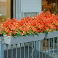 thumbnail image 5 of Zukuco 6/12pcs Artificial Flowers for Outdoors, Fake Flowers Bulk Plastic UV Resistant Faux Flowers Greenery Garden Shrubs Home Patio Porch Decoration, 5 of 7
