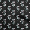 thumbnail image 1 of oneOone Polyester Spandex Black Fabric Florals Quilting Supplies Print Sewing Fabric By The Yard 56 Inch Wide, 1 of 4