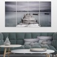 thumbnail image 1 of Design Art - Pier and Boats at Seashore, 1 of 3
