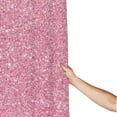 Fabric Shower Curtains for Bathroom Glitter Pink 60x72In Waterproof