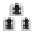 thumbnail image 4 of 3-Piece Food Container Lid Organizer Set for Rubbermaid Brilliance Lids and Kitchen Cabinets, White, 4 of 4
