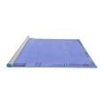 thumbnail image 2 of Ahgly Company Machine Washable Indoor Rectangle Abstract Blue Modern Area Rugs, 5' x 7', 2 of 4