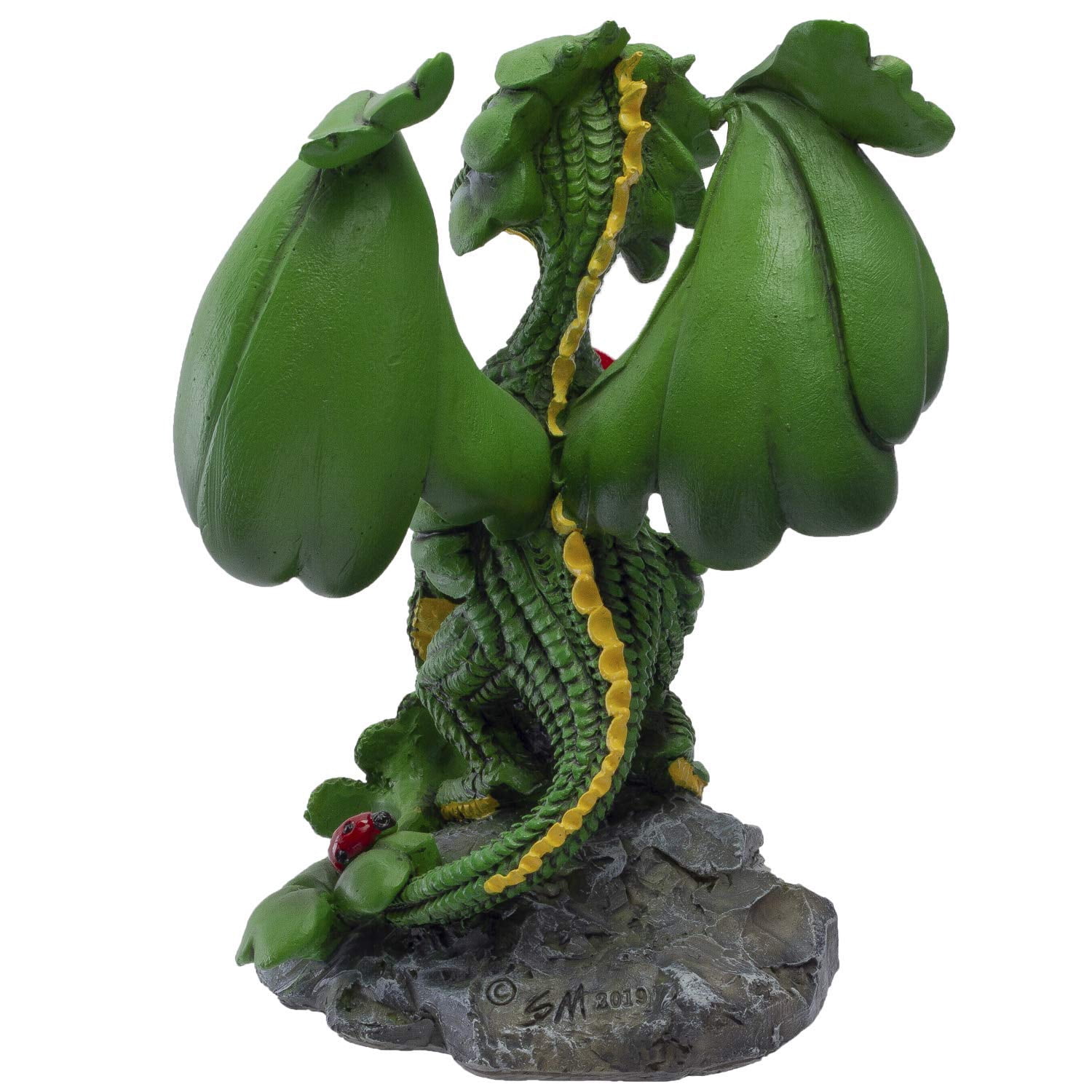 Pacific Giftware Dragon Fantasy Lucky Clover Dragon Resin Figurine