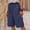 Blue, variant on Women Stretchy High Waisted Shorts Daisy Fashion Print Pocket Wide Leg Button Loose Pants Women's Lounge Pants Blue S