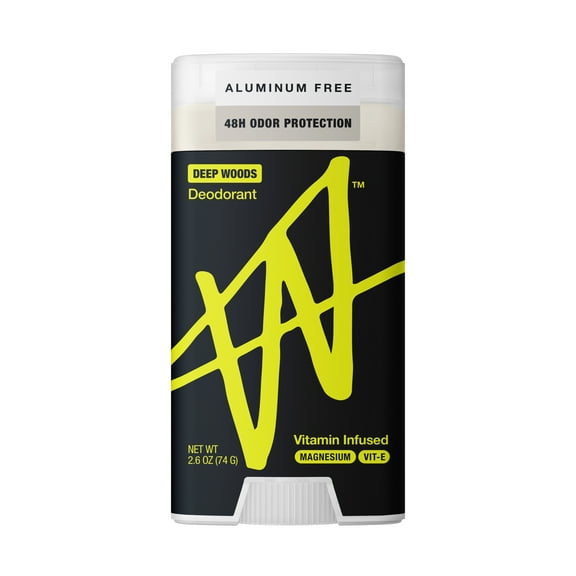 W By Jake Paul Men's Aluminum Free Deodorant - Odor Blocking - Sweat Protection - Deep Woods - 2.6 oz