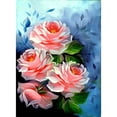 thumbnail image 1 of Pintura de diamante (DB3071) 5D DIY Flor cuadrada Diamantes de imitación Punto de cruz (B964) 50x70cm Hugtrwg Para estrenar, 1 of 1