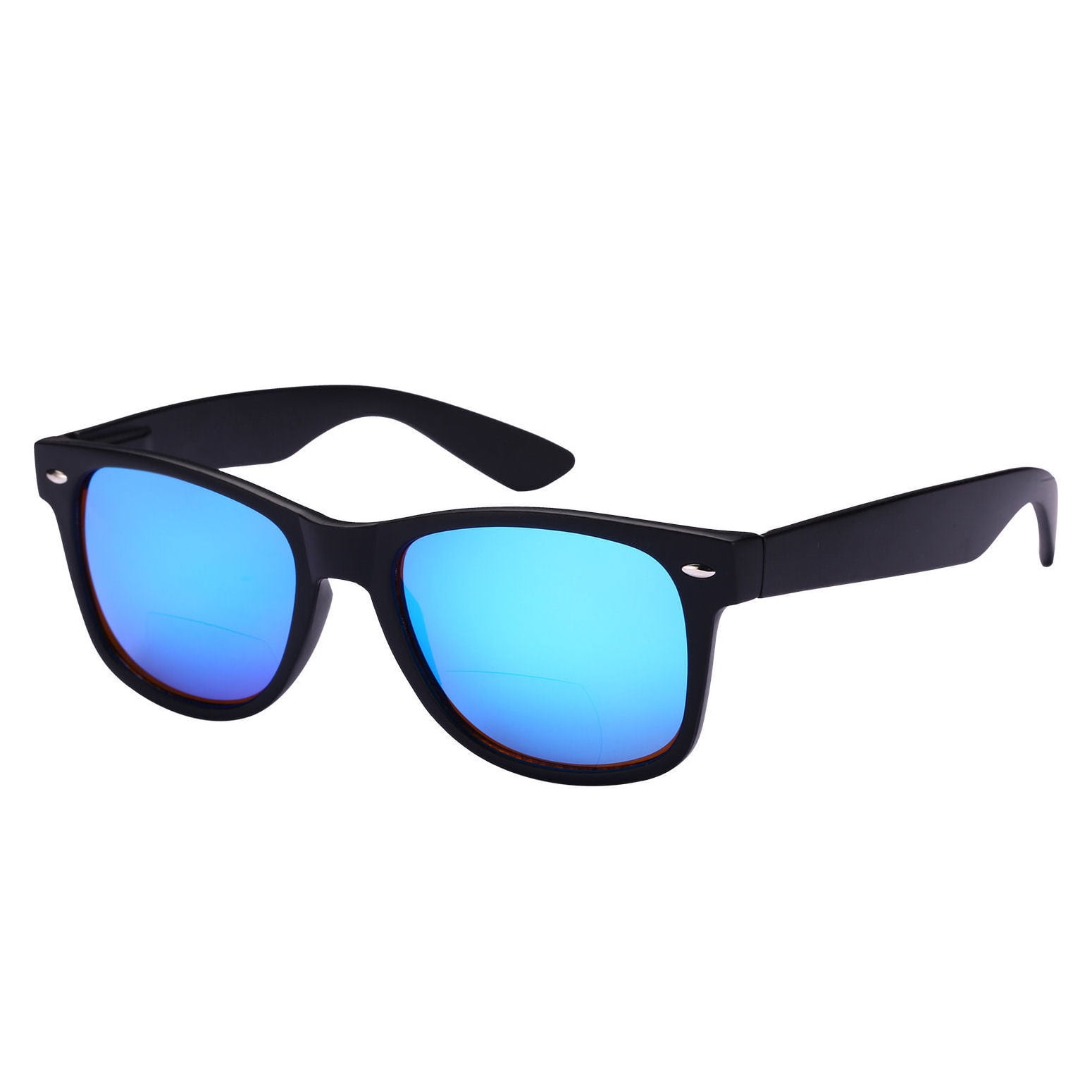 3 Pair of Unisex Reading Sunglasses - Full Frame Sun Readers (non bifocal) - Black/Blue - 1.75