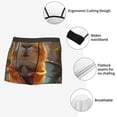 thumbnail image 3 of Yiaed Valley Meditating Guinea Pig Print Men's Soft Cotton Boxer Shorts Breathable Boxers Underwear Moisture-Wicking Underwear Stretch Boxer Briefs for Man-Medium, 3 of 5
