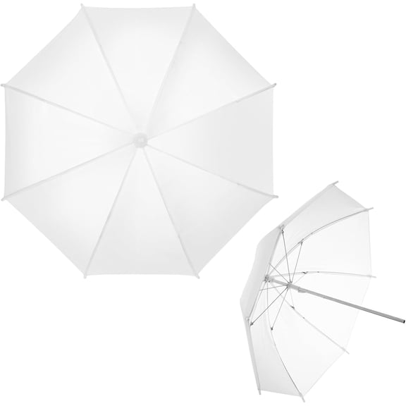 Mini Photography Light Reflector Umbrella White Translucent Soft Umbrella Photo Video Studio Lighting Diffuser for Shooting (Bracket NOT Included)