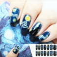 thumbnail image 3 of 14pcs Nail Sticker Glitter Starry Sky, 3 of 5