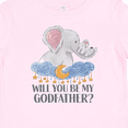 thumbnail image 4 of Inktastic Will You Be My Godfather? Elephants Moon and Stars Boys or Girls Baby T-Shirt, 4 of 5