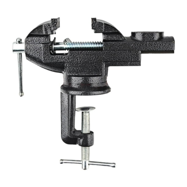 Tornillo de banco de sobremesa con abrazadera, rotación de 360 degree, reparación, miniherramientas manuales compactas boca de abrazadera de 65 cm