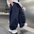 thumbnail image 4 of Shachafan Boys Summer Sports Pants Cool Feeling Loose Fit Thin Casual Trousers For Big Kids Baby Boy Fall, 4 of 4
