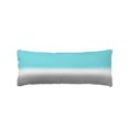 thumbnail image 2 of Teal White Grey Ombre Body Pillow Cover, Pillowcase Protectors with Zipper, Breathable Decorative Throw Pillow Case Cover, Blue Modern Abstract Aesthetics Pillow Shams for Couch Sofa 20x60Inch, 2 of 8