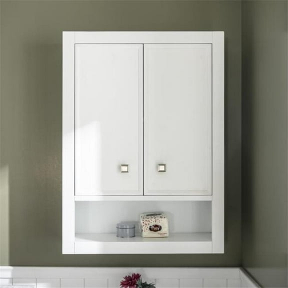 Legion Furniture WLF2124-W-TT 24 in. White Toilet Topper Cabinet