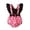 F130 Black, variant on Curuila Toddler Girls Jumpsuit Ruffles Fly Sleeve Dot Prints Square Neck Fashion Soft Bodysuits Black Size 3-6 Months