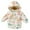 White, variant on Esaierr Kids Baby Boys Girls Winter Puffer Hoods Cotton Coats Cute Cartoon down Cotton Jacket 1-10Y Toddler Autumn Winter Puffer Outwear Cotton Coat