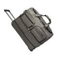thumbnail image 2 of Bolso de lona ondulante transporta en el equipaje El agua resistente a la maleta de los viajes de viaje de servicio pesado Bolsa de semana M gris M, 2 of 8