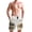 Autumn Misty Mountains, variant on Dailycode Men's Quick Dry Swim Trunks Beach Shorts Casual Summer Board Shorts with Pockets, Tree on Lakeside