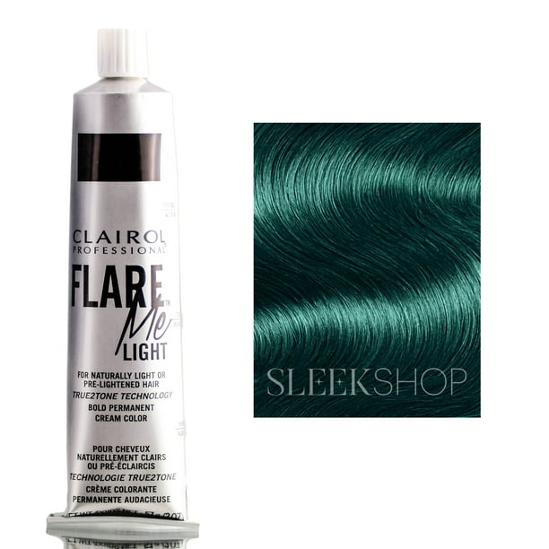 Tough As Teal , Clairol Flare Me Light Permanent Cream Hair Color Hair - Pack of 6 w/ Sleek Teasing Comb Tough As Teal , Clairol Flare Me Light Permanent Cream Hair Color Hair - Pack of 6 w/ Sleek Teasing Comb