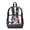 American Butterfly Rose, variant on 17 Inch Clear Backpack, Heavy Duty Skateboard Dinosaur Camo Print Fabric & PVC Transparent Bag with Front Pockets & Side Mesh, Large Capacity See Through Bookbag for School Work Travel
