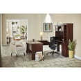 thumbnail image 4 of Realspace® Broadstreet 65"W U-Shaped Executive Corner Desk, Cherry, 4 of 6