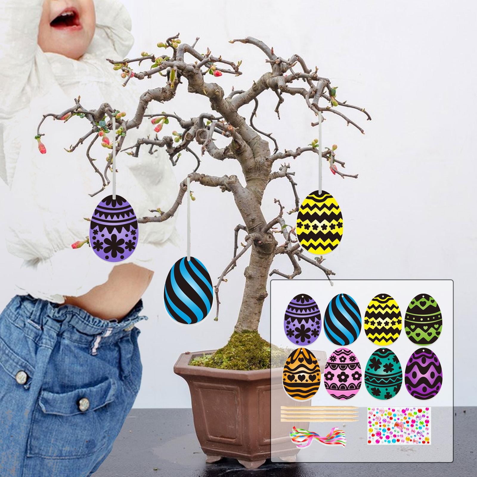 Happy Storm Easter Crafts for Kids 48 Sets Easter Scratch Arts and