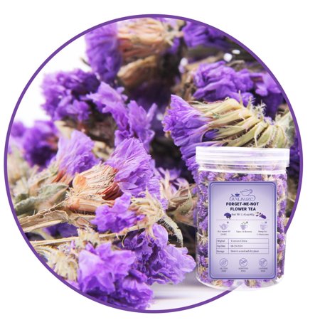 40g/0.08lbs Dried Myosotis Sylvatica Herbal Tea Natural Forget-Me-Not Flower / Don't Forget Me Flower Tea