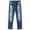 MidBlue-2583, variant on KIDSCOOL SPACE Baby Little Boys Jeans,Elastic Band Inside Straight Fit Ripped Denim Pants,Light Blue,3-4 Years