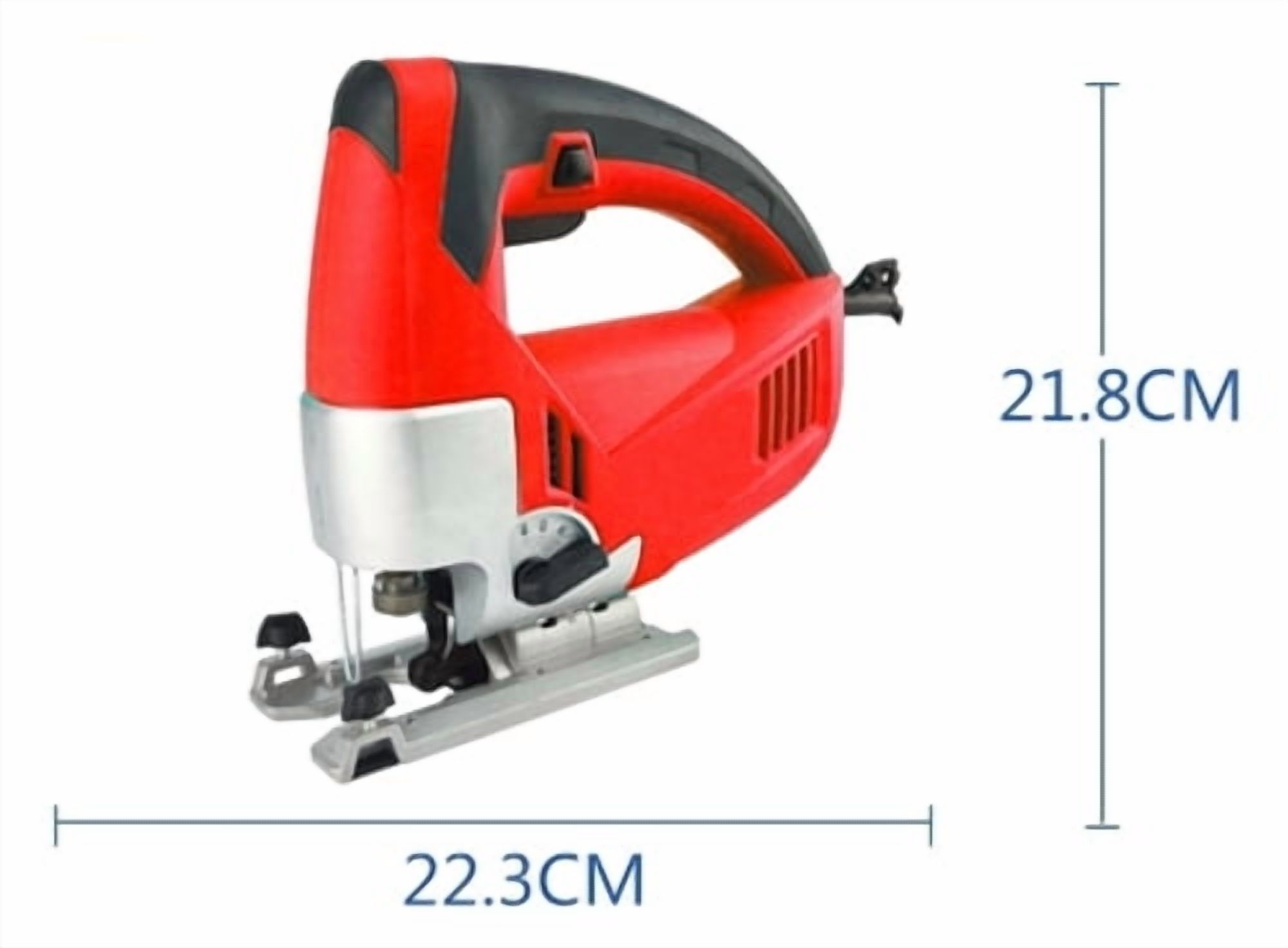Cordless Orbital Jigsaw, 3.3A 240V 3.15" Wood Cutting and 10mm Steel, 750W Variable Speed ​​0-3000rpm Electric Jig Saw