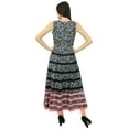 thumbnail image 4 of Bimba Women Designer Dress Printed Long Kurti Sleeveless Party Wear Kurta, 4 of 8