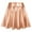 Rose Gold, variant on EHRWE Women's Skirt Fashion High Waist Pleated Solid Color Short Skirt Loose Skirt Metallic Skater Skirt Sparkly Shiny Flared Pleated A Line Mini Skort Festival Party Skirt