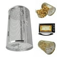 thumbnail image 3 of Panier de Grillade Roulant en Acier Inoxydable Cage de Grill Ronde pour Barbecue Légumes Camping, 3 of 7