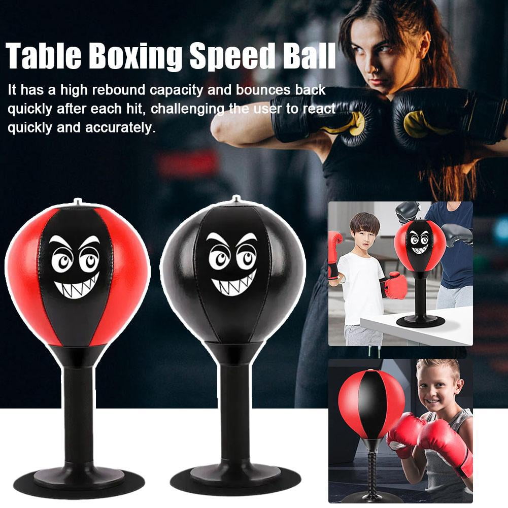 Desktop Punching Bag - Suction Cup Design for Office Table and Counters, Heavy Duty Stress Relief Ball, Fun Gifts
